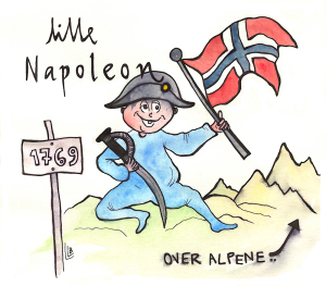 Napoleon over Alpene i 1769.